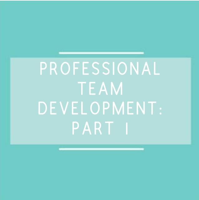 PROFESSIONAL TEAM DEVELOPMENT: PART 1